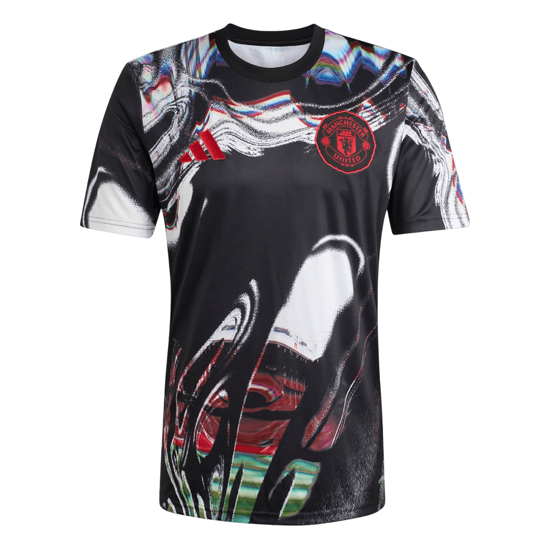 Maglia Replica Manchester United Pre-Partita Uomo 2025/26