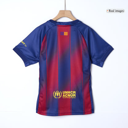Completo Bambino Barcelona Casa 2025/26 - 3 Pezzi