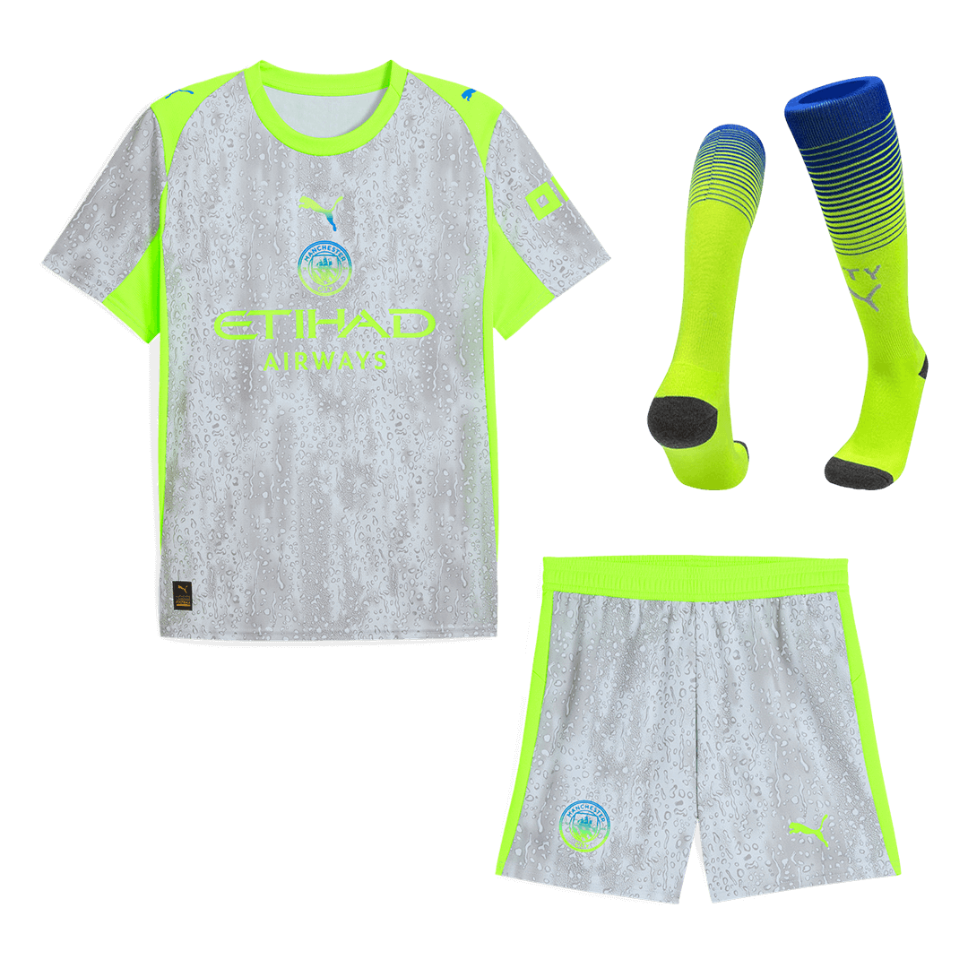 Kit Completo Manchester City Terza Uomo 2025/26 - 3 Pezzi