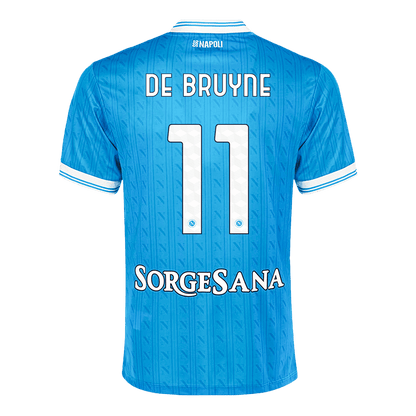 Maglia Replica Napoli Casa DE BRUYNE #11 Uomo 2025/26