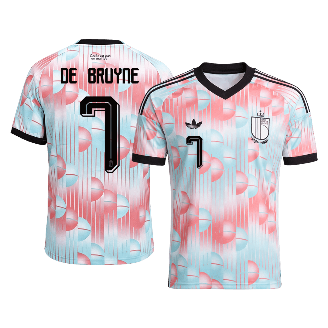 Maglia Replica Belgio Trasferta DE BRUYNE #7 Uomo Mondiali 2026
