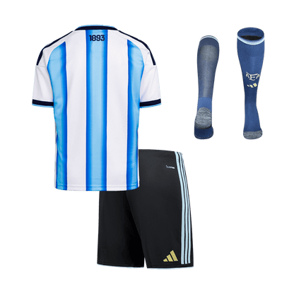Completo Bambino Argentina Casa 2025/26 - 3 Pezzi