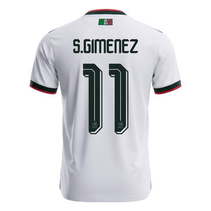 Maglia Replica Messico Trasferta S.GIMENEZ #11 Uomo Mondiali 2026