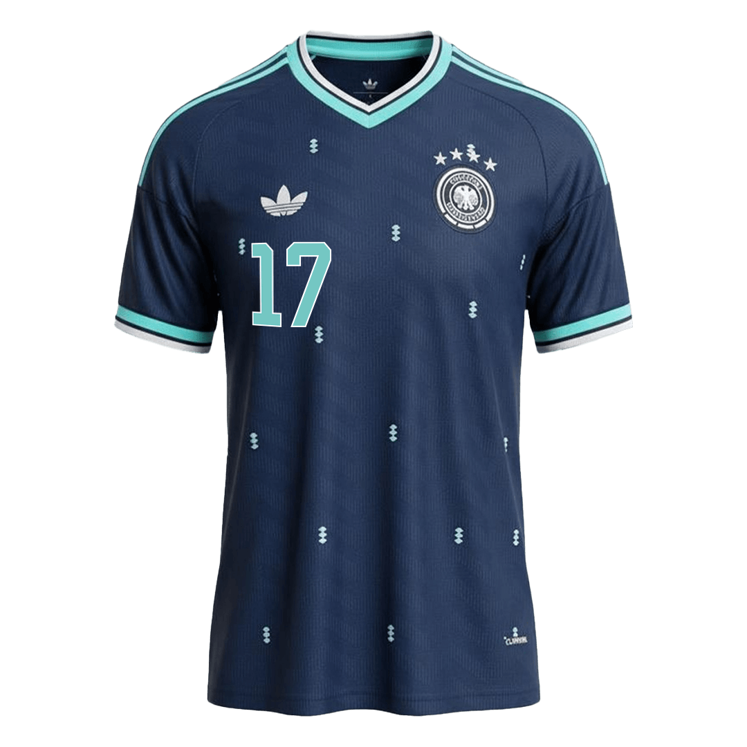 Maglia Replica Germania Trasferta WIRTZ #17 Uomo Mondiali 2026