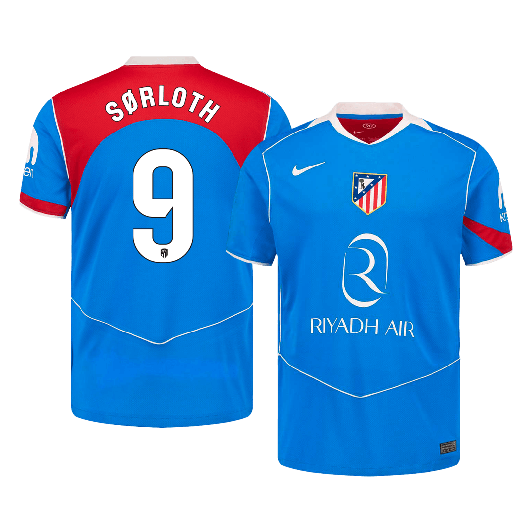 Maglia Replica Atletico Madrid Terza SØRLOTH #9 Uomo 2025/26