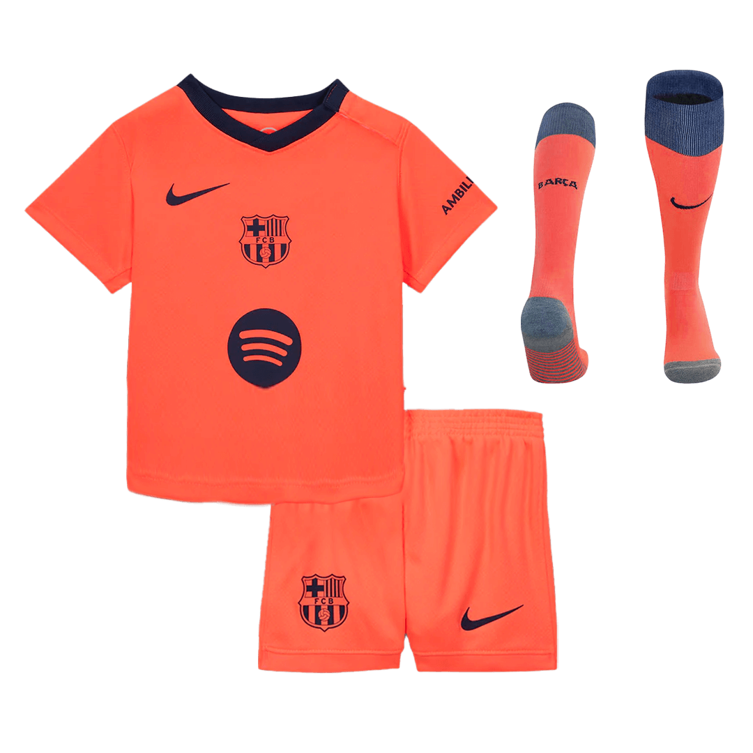 Completo Bambino Barcelona Terza 2025/26 - 3 Pezzi