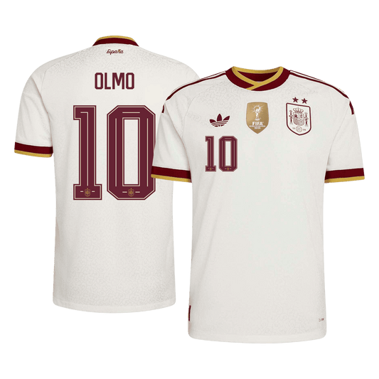 Maglia Gara Spagna Trasferta OLMO #10 Uomo Mondiali 2026 Champion Edition