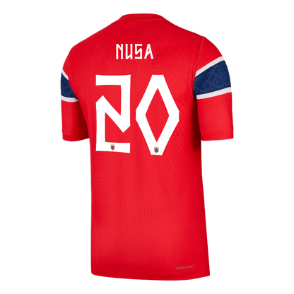 Maglia Gara Norvegia Casa NUSA #20 Uomo Mondiali 2026