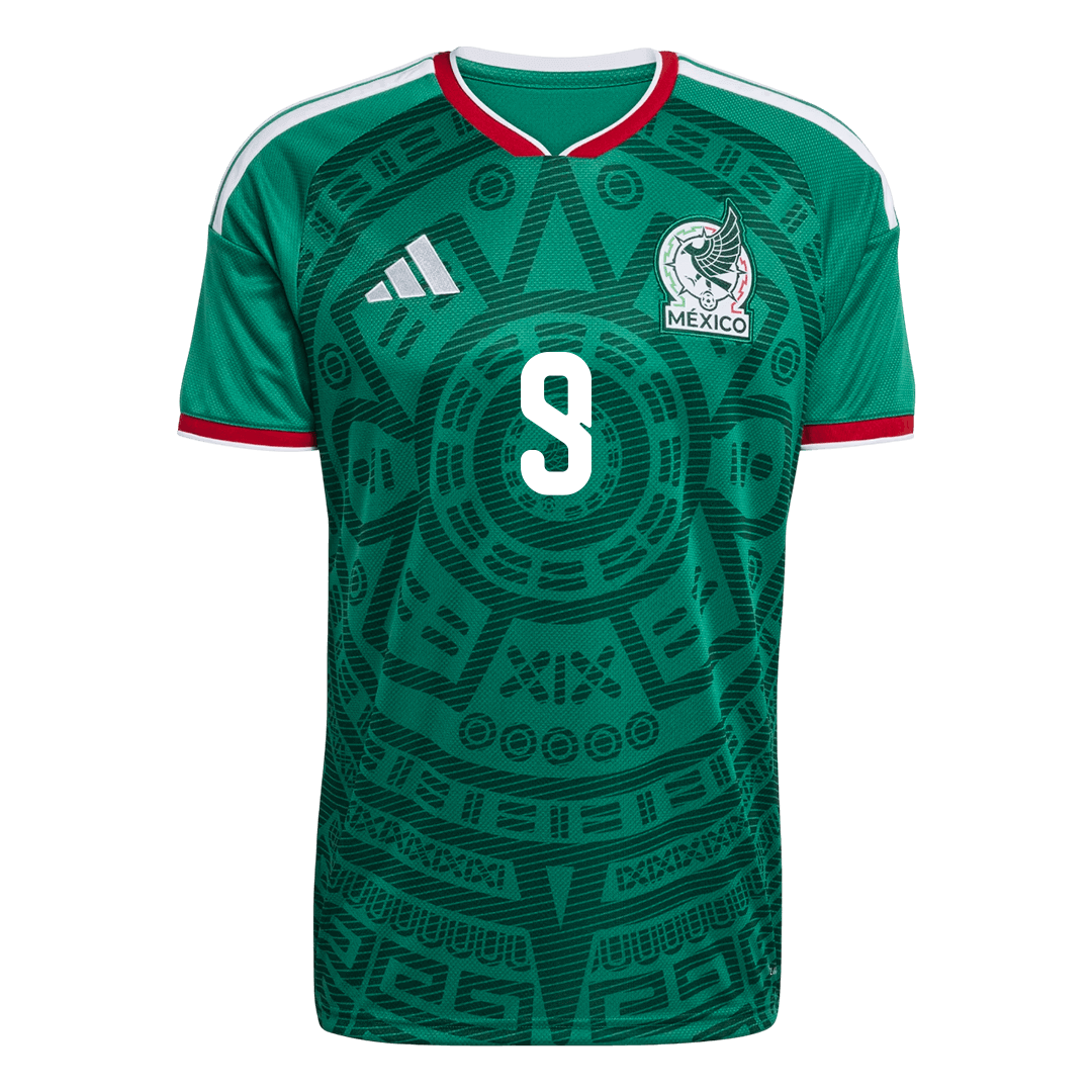 Maglia Replica Messico Casa Raúl #9 Uomo 2026