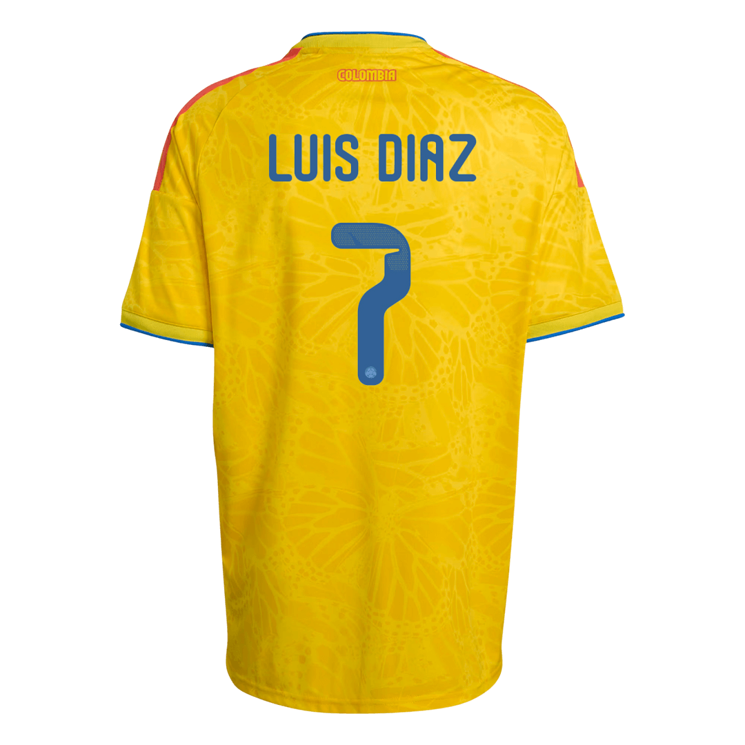 Maglia Replica Colombia Casa LUIS DíAZ #7 Uomo 2026