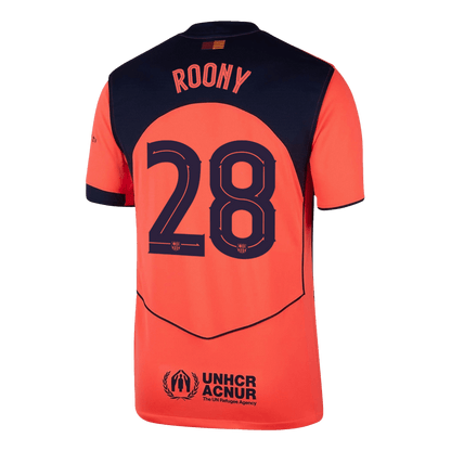 Maglia Replica Barcelona Terza ROONY #28 Uomo 2025/26