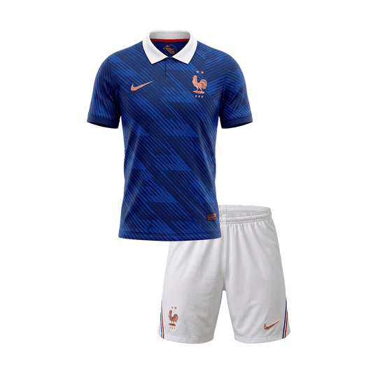 Base Kit Bambino Francia Casa Mondiali 2026 - 2 Pezzi