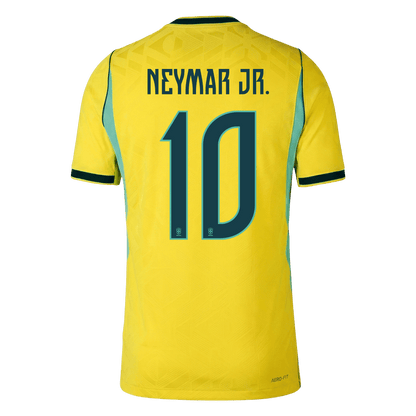 Maglia Gara Brasile Casa NEYMAR JR. #10 Uomo Mondiali 2026