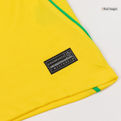 Maglia Replica Brasile Casa MARQUINHOS #4 Uomo Mondiali 2026