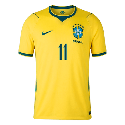 Maglia Replica Brasile Casa RAPHINHA #11 Uomo Mondiali 2026