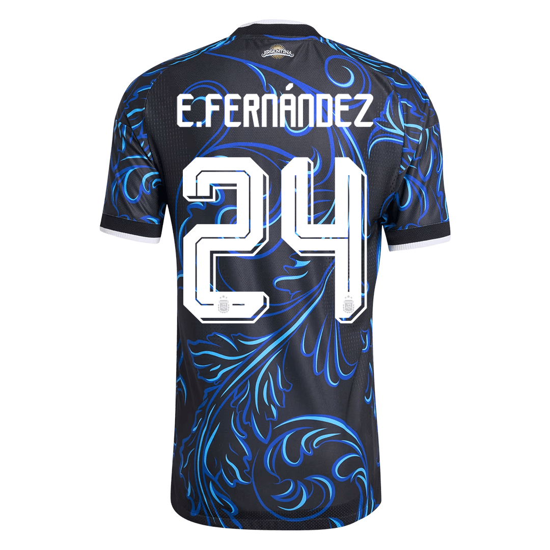 Maglia Gara Argentina Trasferta E. FERNÁNDEZ #24 Uomo Mondiali 2026