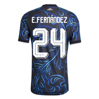 Maglia Gara Argentina Trasferta E. FERNÁNDEZ #24 Uomo Mondiali 2026