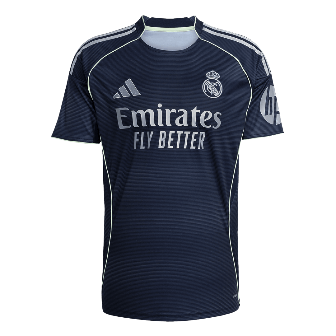 Maglia Replica Real Madrid Trasferta BELLINGHAM #5 Uomo 2025/26