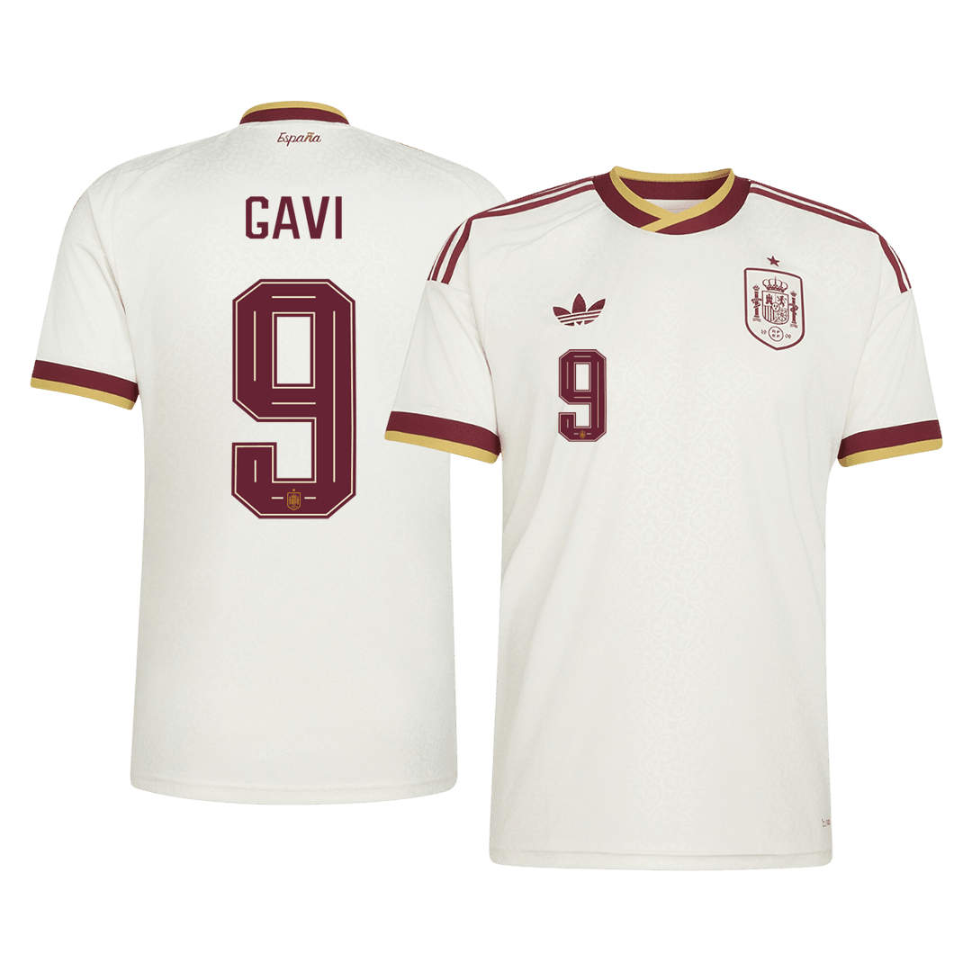 Maglia Replica Spagna Trasferta GAVI #9 Uomo Mondiali 2026