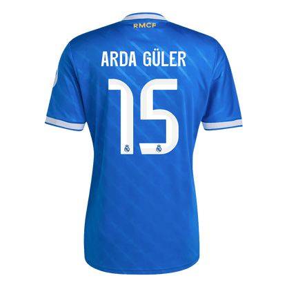 Maglia Replica Real Madrid Terza ARDA GÜLER #15 Uomo 2025/26