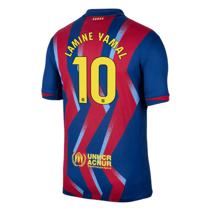 Maglia Replica Barcelona Quarta LAMINE YAMAL #10 Uomo 2025/26