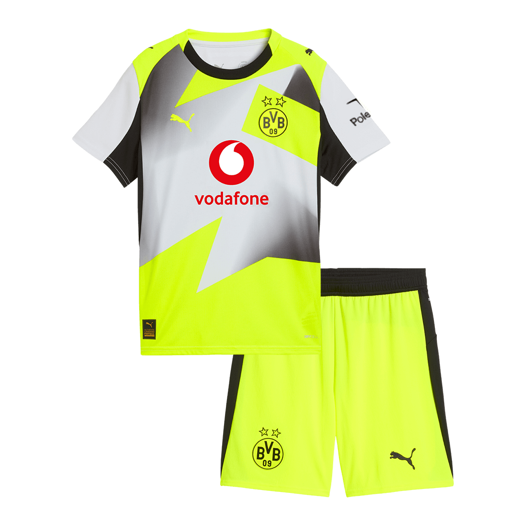Base Kit Bambino Borussia Dortmund Trasferta 2025/26 - 2 Pezzi