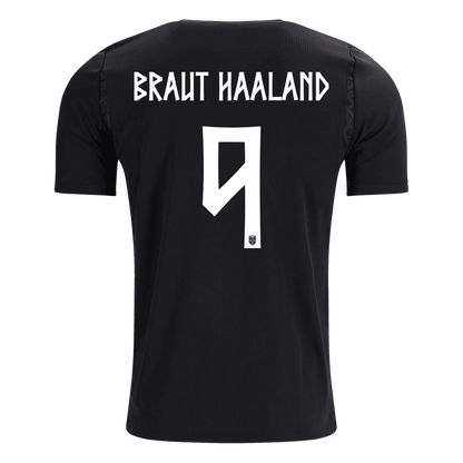 Maglia Replica Norvegia Trasferta BRAUT HAALAND #9 Uomo Mondiali 2026