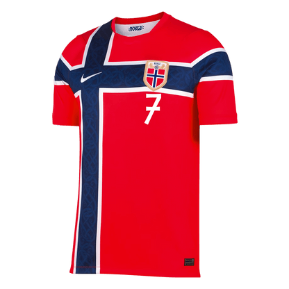 Maglia Replica Norvegia Casa SØRLOTH #7 Uomo Mondiali 2026