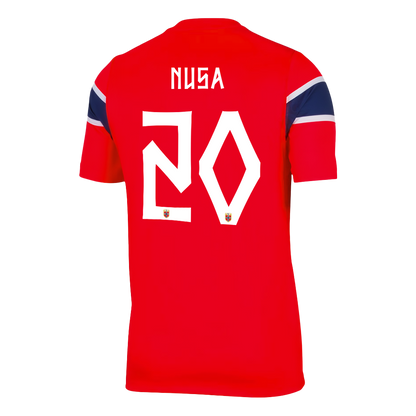 Maglia Replica Norvegia Casa NUSA #20 Uomo Mondiali 2026