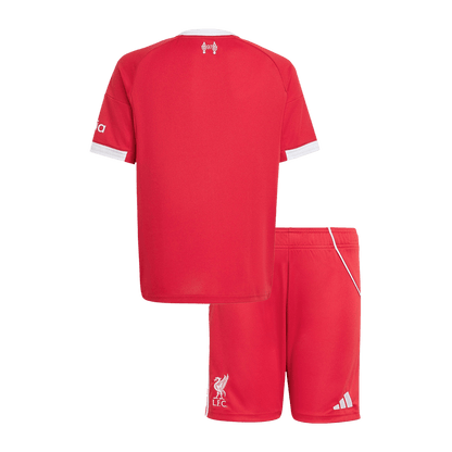 Base Kit Bambino Liverpool Casa 2025/26 - 2 Pezzi