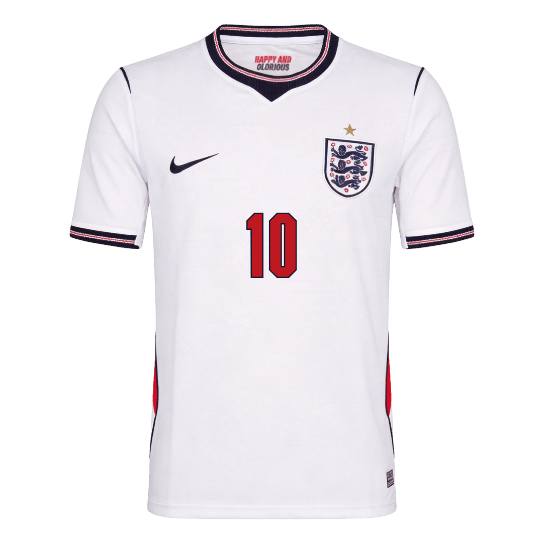 Maglia Replica Inghilterra Casa BELLINGHAM #10 Uomo Mondiali 2026