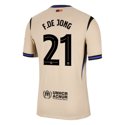 Maglia Gara Barcelona Trasferta F.DE JONG #21 Uomo 2025/26