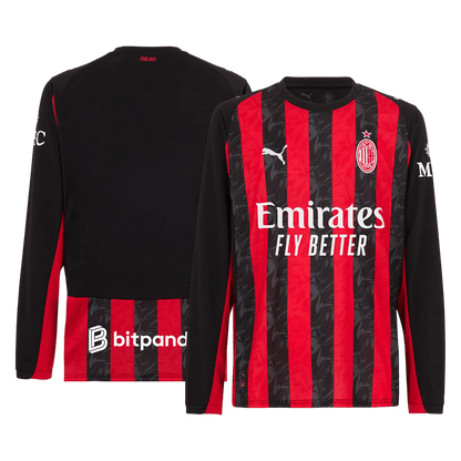 Maglia Gara AC Milan Uomo Casa Uomo 2025/26 - Manica Lunga